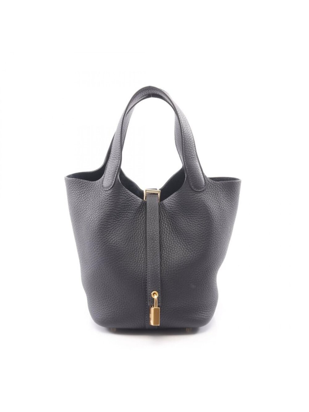 Hermes Picotin Lock PM Canvas Leather Handbag